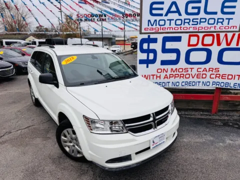 Another view of 2018 DODGE JOURNEY SE for sale in Hobart, IN at Eagle Motorsport Used Car Dealer Bad Credit Auto Finance Northwest Indiana
