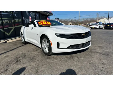 White 2023 CHEVROLET CAMARO LS for sale in Valparaiso, IN