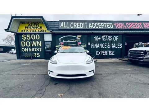 Photos of 2021 TESLA MODEL Y LONG RANGE for sale in Valparaiso, IN at NWI AUTO FINANCE Valparaiso