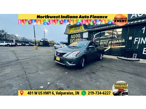 Gray 2018 NISSAN VERSA SV for sale in Valparaiso, IN