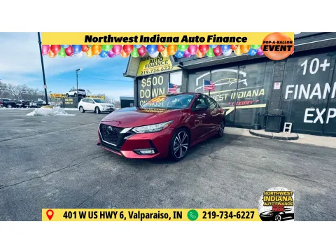 Red 2023 NISSAN SENTRA SR for sale in Valparaiso, IN