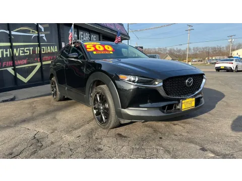 Black 2023 MAZDA CX-30 PREMIUM for sale in Valparaiso, IN