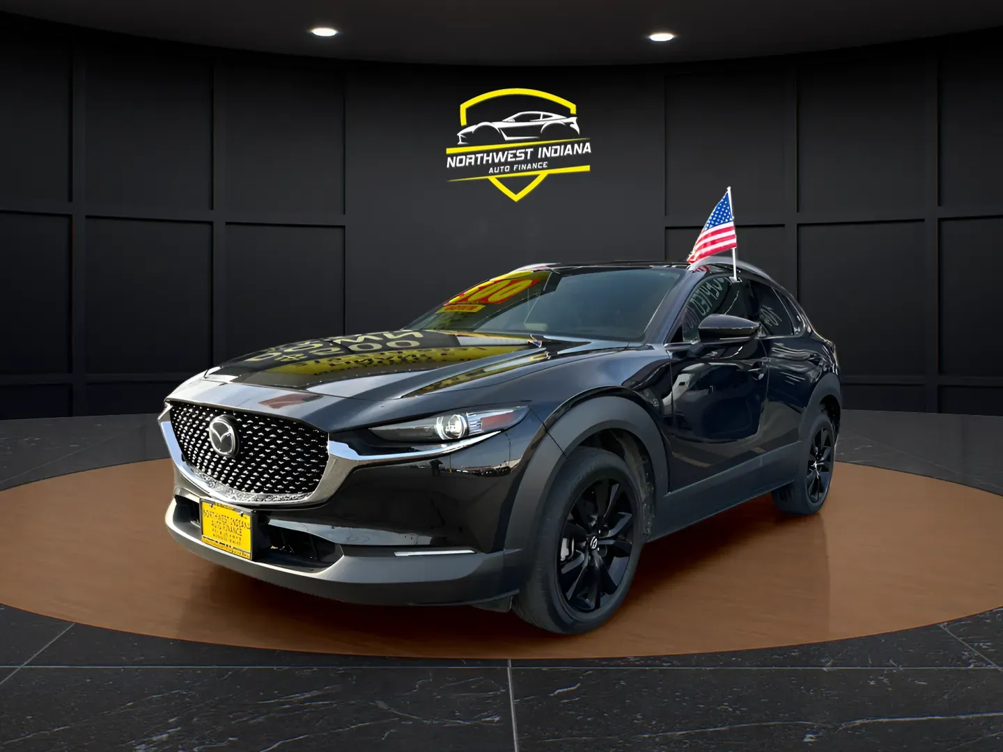 Black 2023 MAZDA CX-30 PREMIUM for sale in Valparaiso, IN