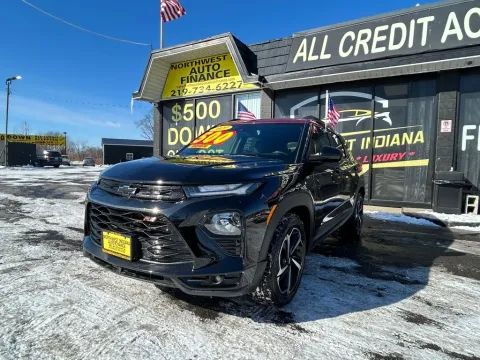 Black 2021 CHEVROLET TRAILBLAZER RS for sale in Valparaiso, IN