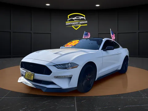 White 2021 FORD MUSTANG ECOBOOST for sale in Valparaiso, IN