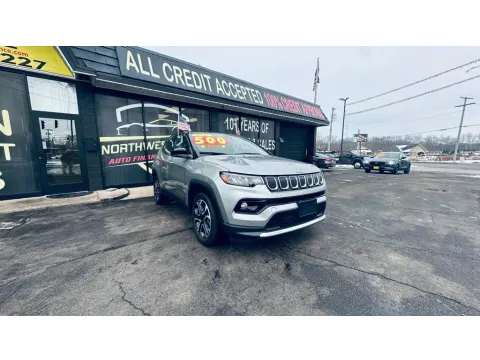 Another view of 2022 JEEP COMPASS LIMITED for sale in Valparaiso, IN at NWI AUTO FINANCE Valparaiso