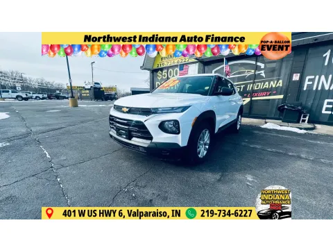 White 2022 CHEVROLET TRAILBLAZER LS for sale in Valparaiso, IN