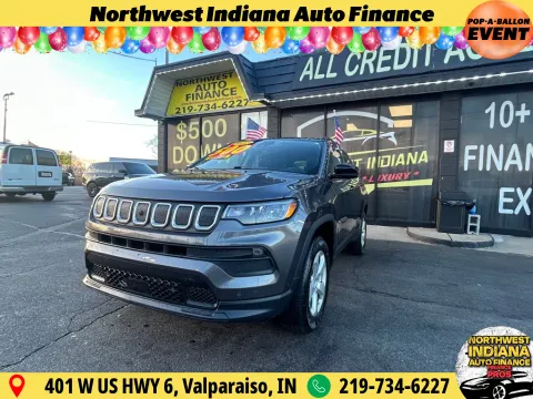 Gray 2022 JEEP COMPASS LATITUDE for sale in Valparaiso, IN