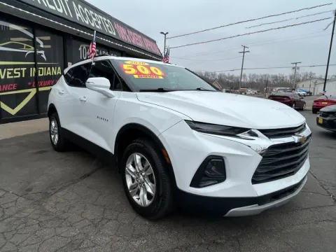 White 2020 CHEVROLET BLAZER 2LT for sale in Valparaiso, IN
