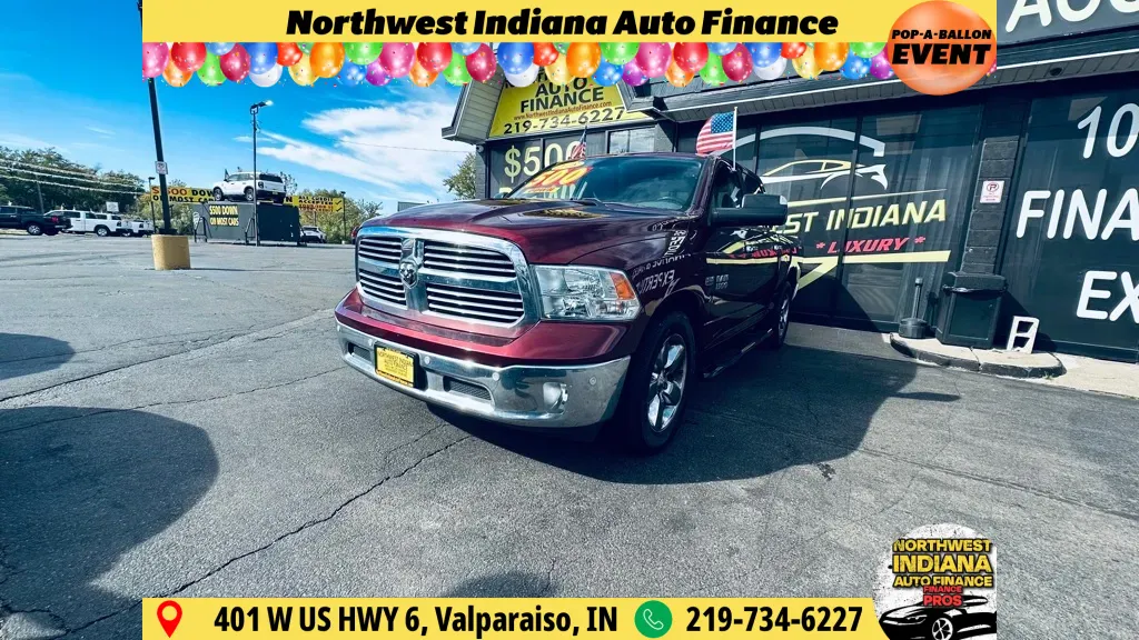 Red 2018 RAM 1500 BIG HORN for sale in Valparaiso, IN