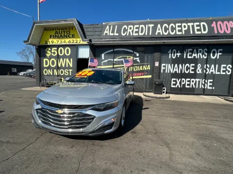 Silver 2019 CHEVROLET MALIBU LS for sale in Valparaiso, IN