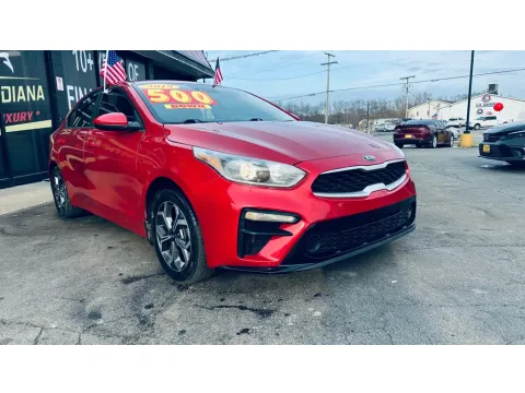 Red 2019 KIA FORTE FE for sale in Valparaiso, IN