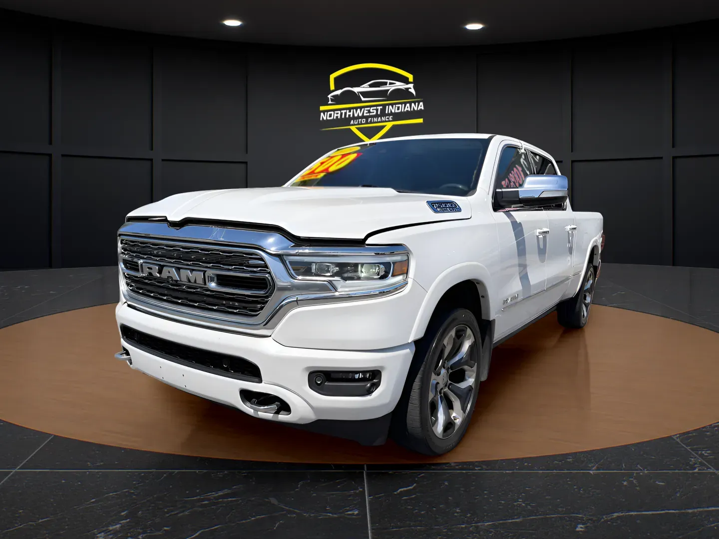 White 2019 RAM 1500 LIMITED for sale in Valparaiso, IN