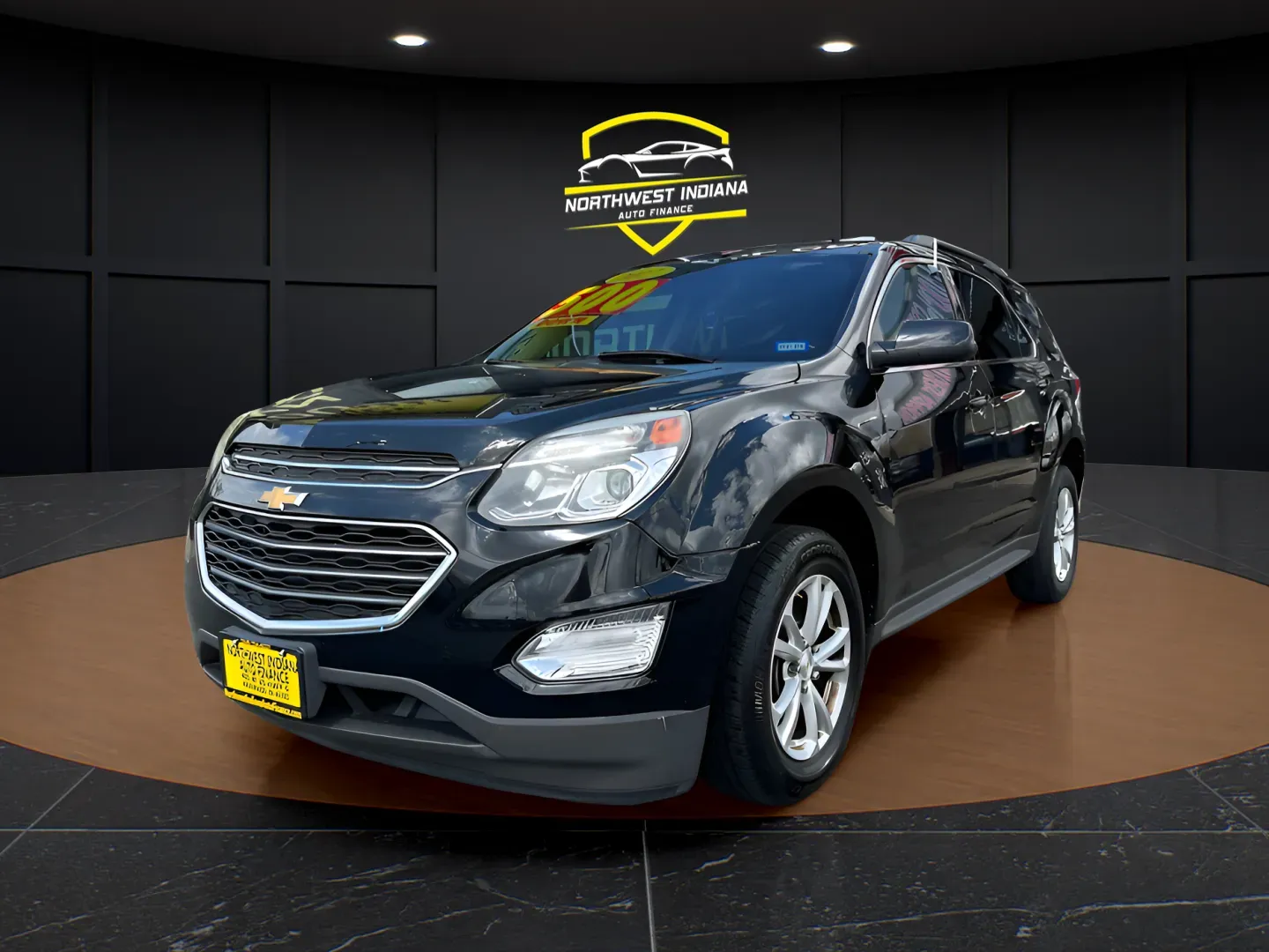Black 2017 CHEVROLET EQUINOX LT for sale in Valparaiso, IN