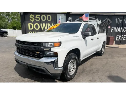 White 2019 CHEVROLET SILVERADO 1500 WORK TRUCK for sale in Valparaiso, IN