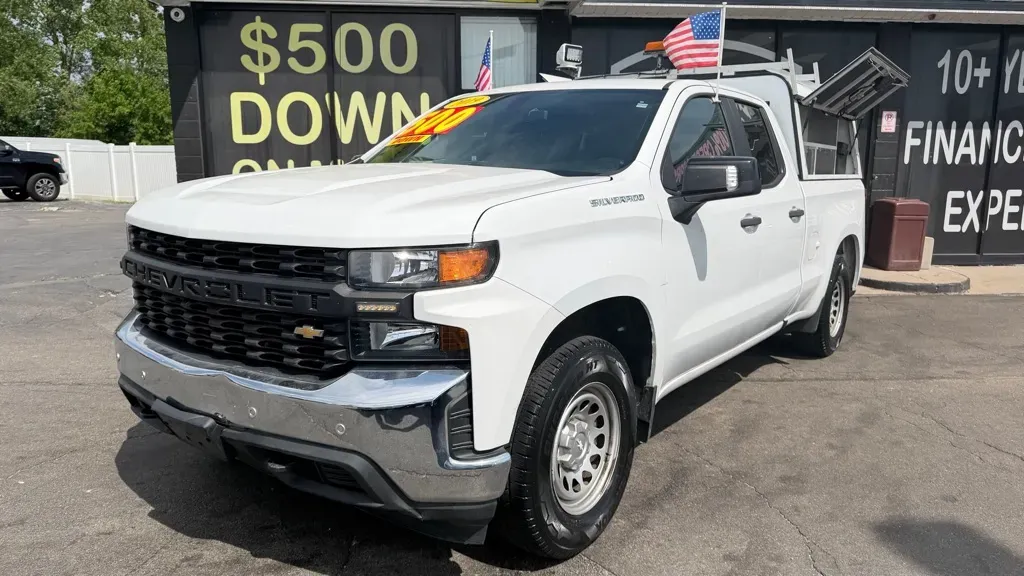 White 2019 CHEVROLET SILVERADO 1500 WORK TRUCK for sale in Valparaiso, IN