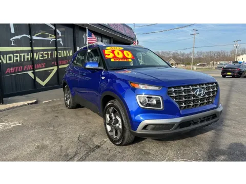 Blue 2025 HYUNDAI VENUE LIMITED for sale in Valparaiso, IN