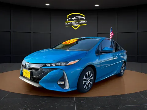 Blue 2021 TOYOTA PRIUS PRIME LIMITED for sale in Valparaiso, IN