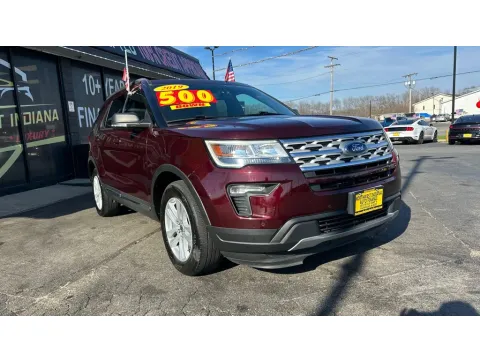Red 2019 FORD EXPLORER XLT for sale in Valparaiso, IN