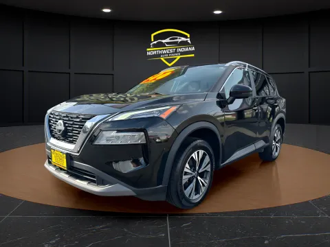 Black 2022 NISSAN ROGUE SV for sale in Valparaiso, IN
