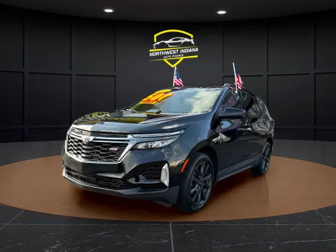 Black 2023 CHEVROLET EQUINOX RS for sale in Valparaiso, IN