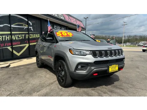 Silver 2024 JEEP COMPASS TRAILHAWK for sale in Valparaiso, IN