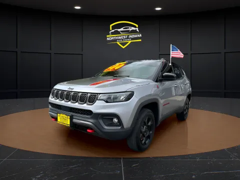 Silver 2024 JEEP COMPASS TRAILHAWK for sale in Valparaiso, IN