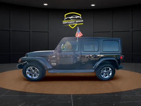 Photos of 2020 JEEP WRANGLER UNLIMI SAHARA for sale in Valparaiso, IN at NWI AUTO FINANCE Valparaiso