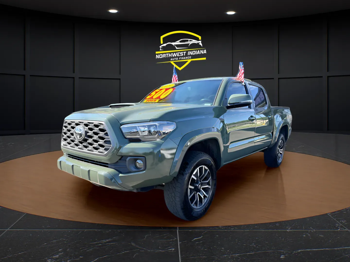Green 2021 TOYOTA TACOMA DOUBLE CAB for sale in Valparaiso, IN