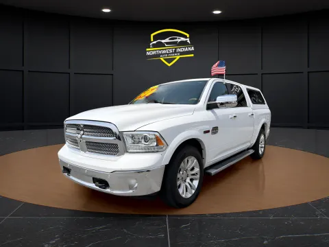 White 2016 RAM 1500 LONGHORN for sale in Valparaiso, IN