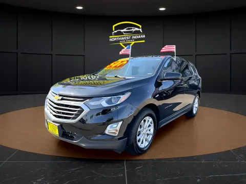 Black 2020 CHEVROLET EQUINOX LT for sale in Valparaiso, IN