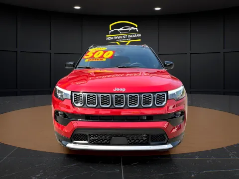 Red 2025 JEEP COMPASS LIMITED for sale in Valparaiso, IN