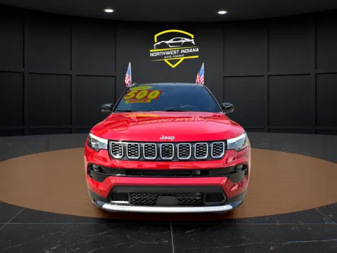 Red 2025 JEEP COMPASS LIMITED for sale in Valparaiso, IN