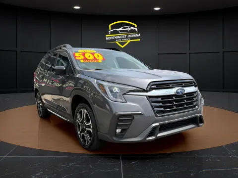 Gray 2024 SUBARU ASCENT LIMITED for sale in Valparaiso, IN