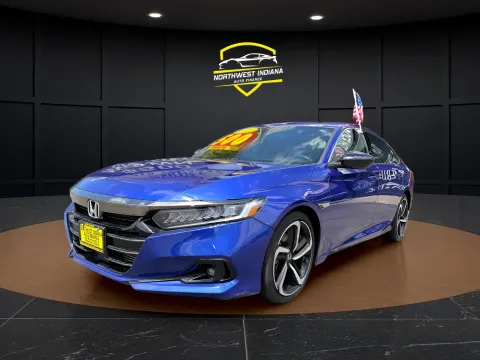 Blue 2022 HONDA ACCORD SPORT for sale in Valparaiso, IN