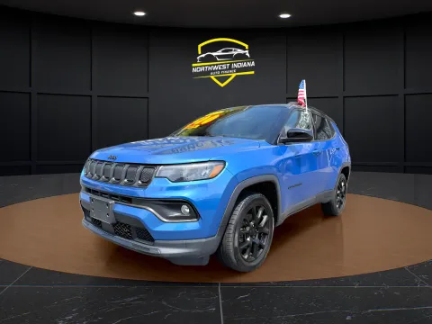 Blue 2022 JEEP COMPASS ALTITUDE for sale in Valparaiso, IN