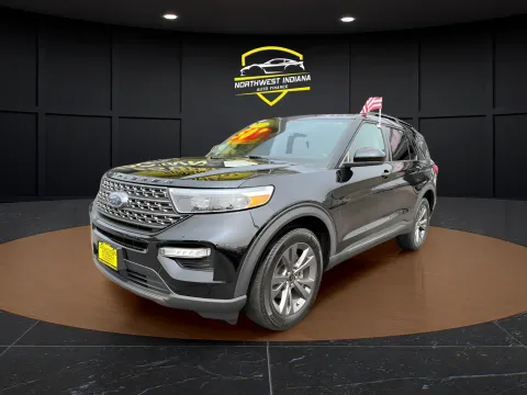 Black 2022 FORD EXPLORER XLT for sale in Valparaiso, IN