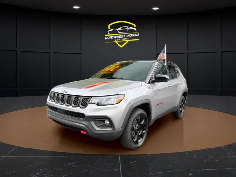 Silver 2023 JEEP COMPASS TRAILHAWK for sale in Valparaiso, IN