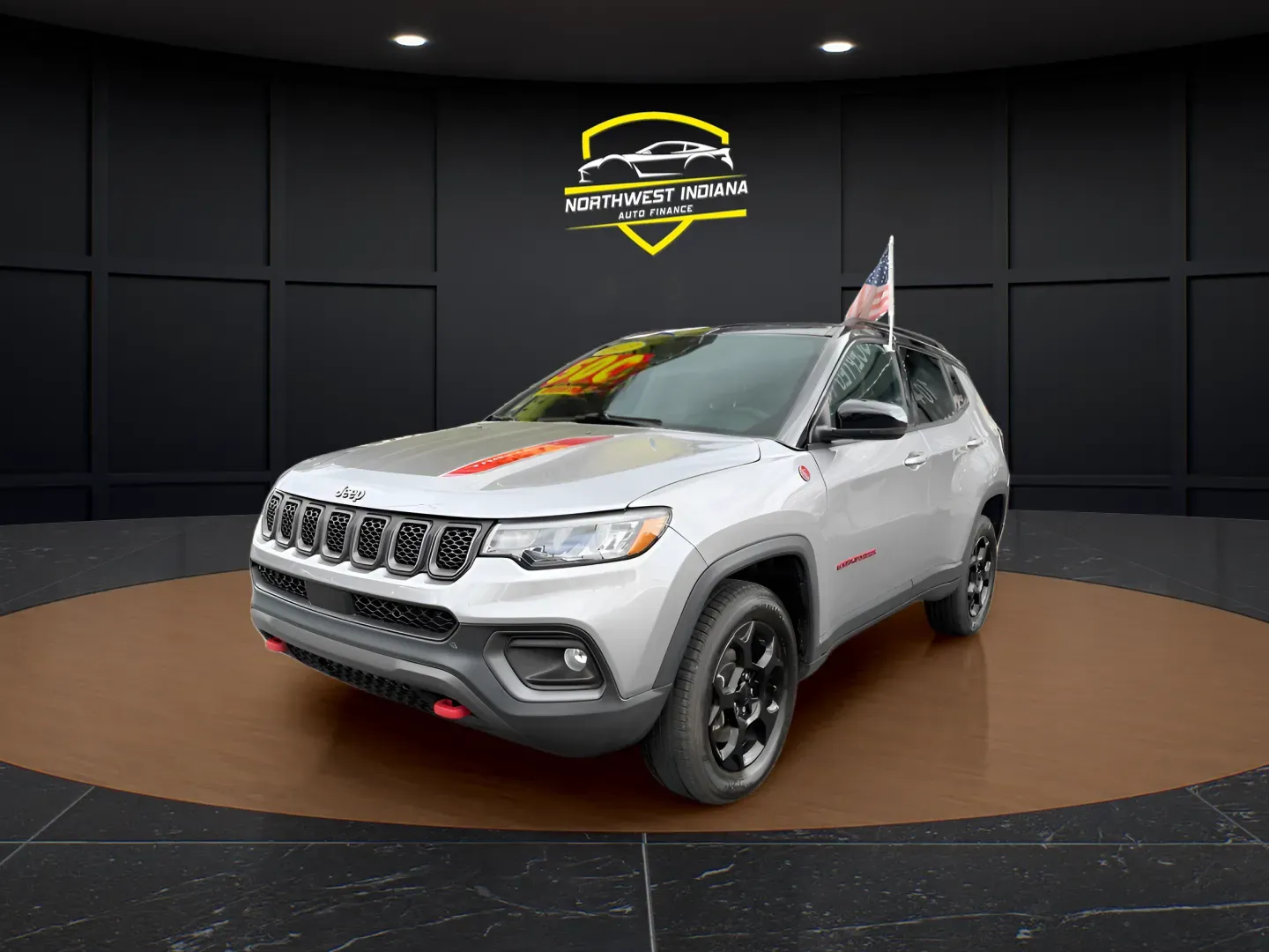 Silver 2023 JEEP COMPASS TRAILHAWK for sale in Valparaiso, IN
