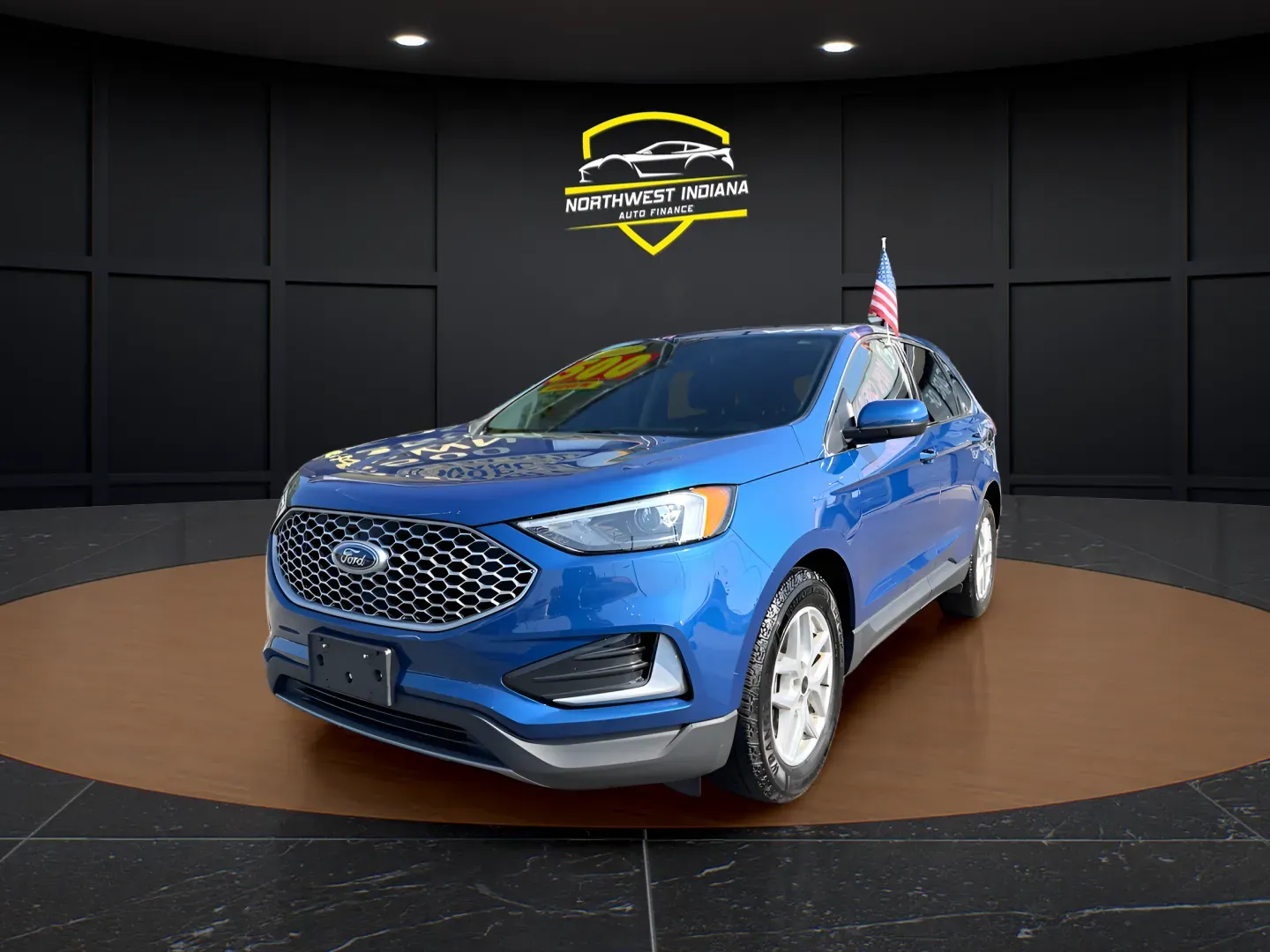 Blue 2023 FORD EDGE SEL for sale in Valparaiso, IN