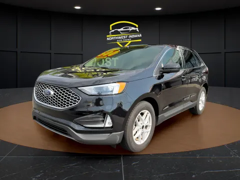Black 2024 FORD EDGE SEL for sale in Valparaiso, IN