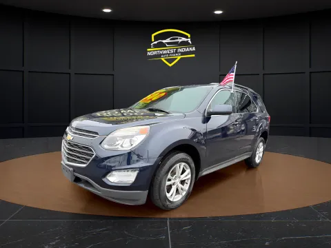 Blue 2017 CHEVROLET EQUINOX LT for sale in Valparaiso, IN