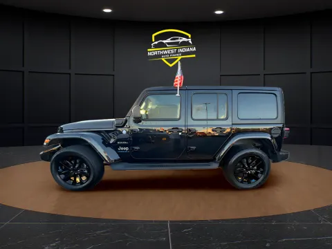 Photos of 2023 JEEP WRANGLER SAHARA 4XE for sale in Valparaiso, IN at NWI AUTO FINANCE Valparaiso