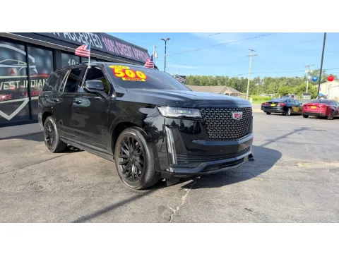 Black 2023 CADILLAC ESCALADE PREMIUM LUXURY for sale in Valparaiso, IN