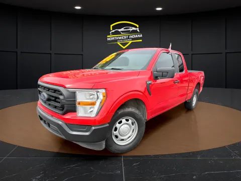 Red 2022 FORD F-150 XL for sale in Valparaiso, IN