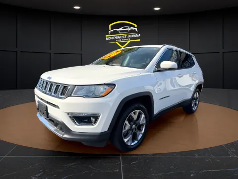 White 2019 JEEP COMPASS LIMITED for sale in Valparaiso, IN