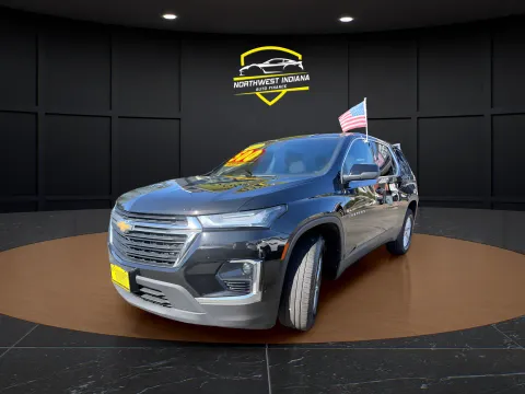 Black 2023 CHEVROLET TRAVERSE LS for sale in Valparaiso, IN
