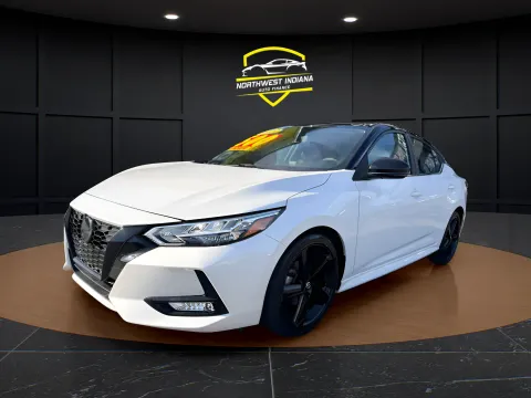 White 2023 NISSAN SENTRA SR for sale in Valparaiso, IN