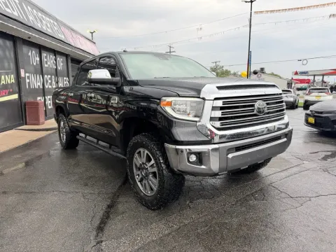Black 2018 TOYOTA TUNDRA 1794 EDITION for sale in Valparaiso, IN