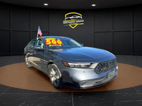 Gray 2023 HONDA ACCORD HYBRID EX-L for sale in Valparaiso, IN